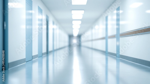 blur image background of corridor 