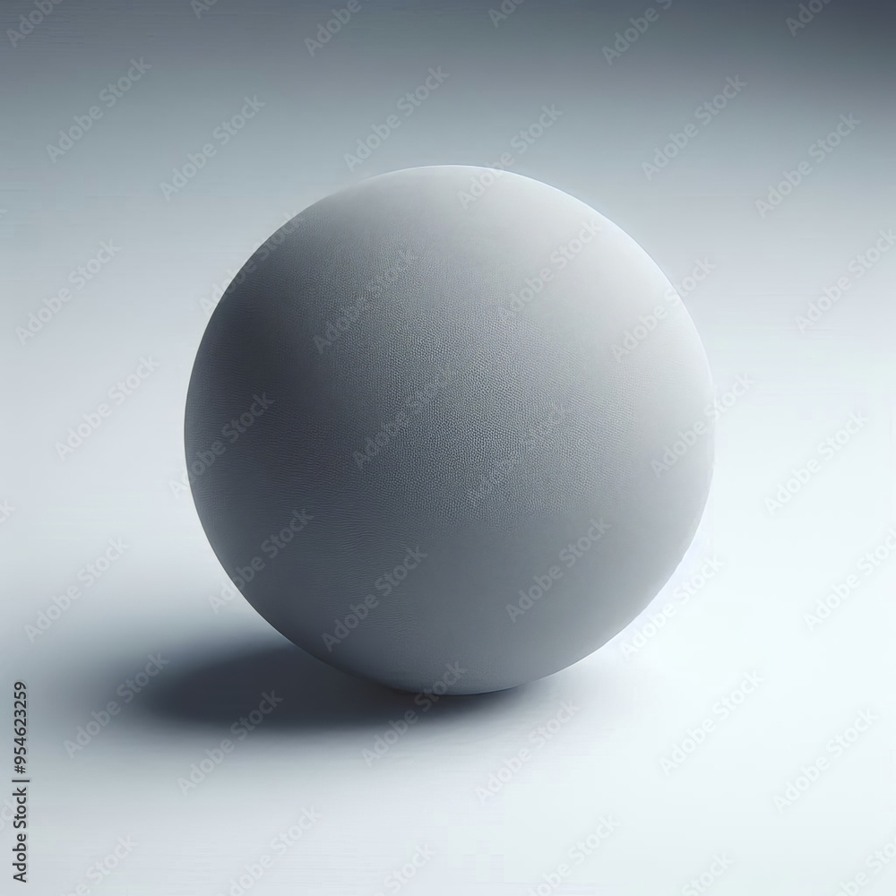 A single grey sphere isolated on a white background, with a clean, fresh appearance and soft shadows A single grey sphere isolated on a white background, with a clean, fresh appearance and soft shadows