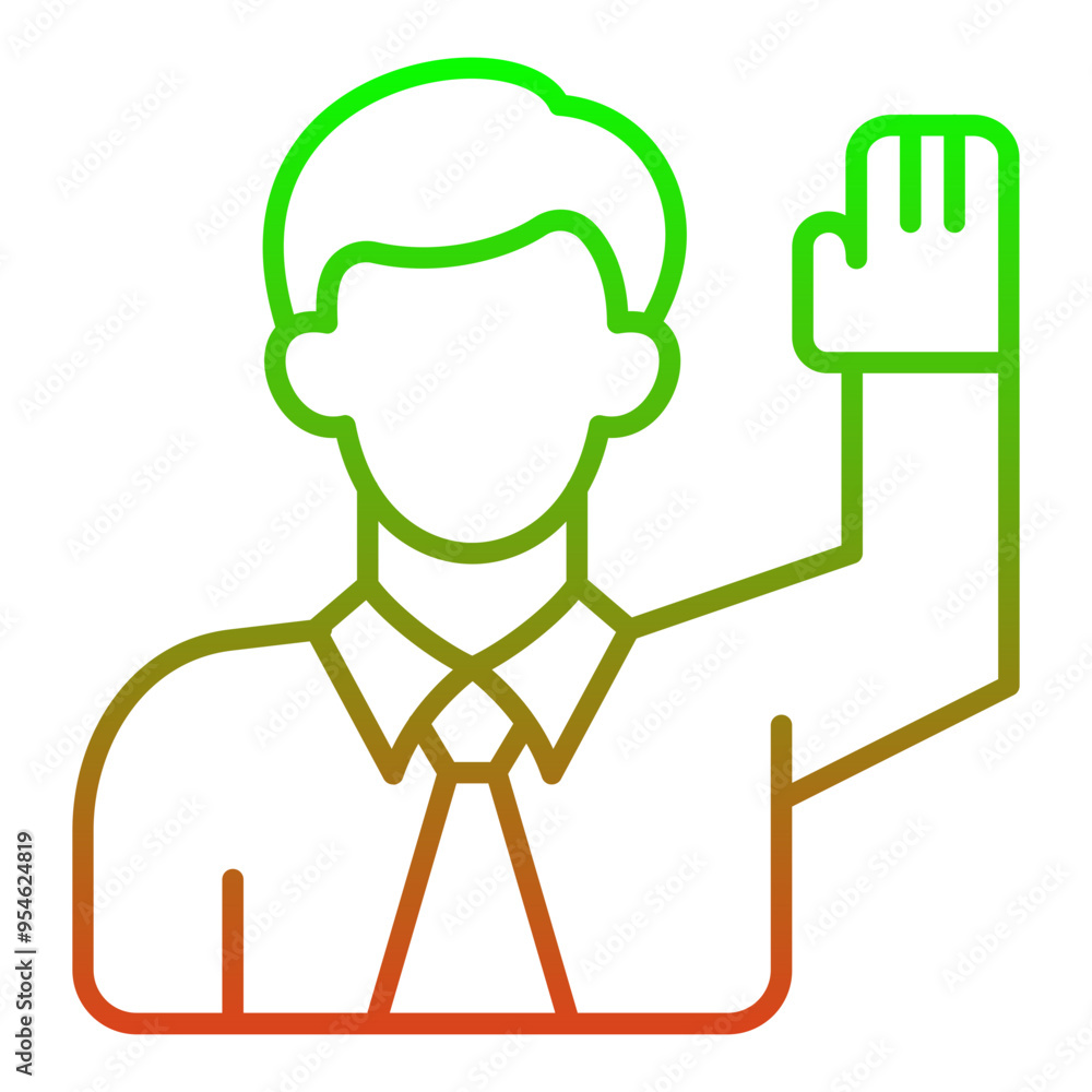 Raise Hand Icon