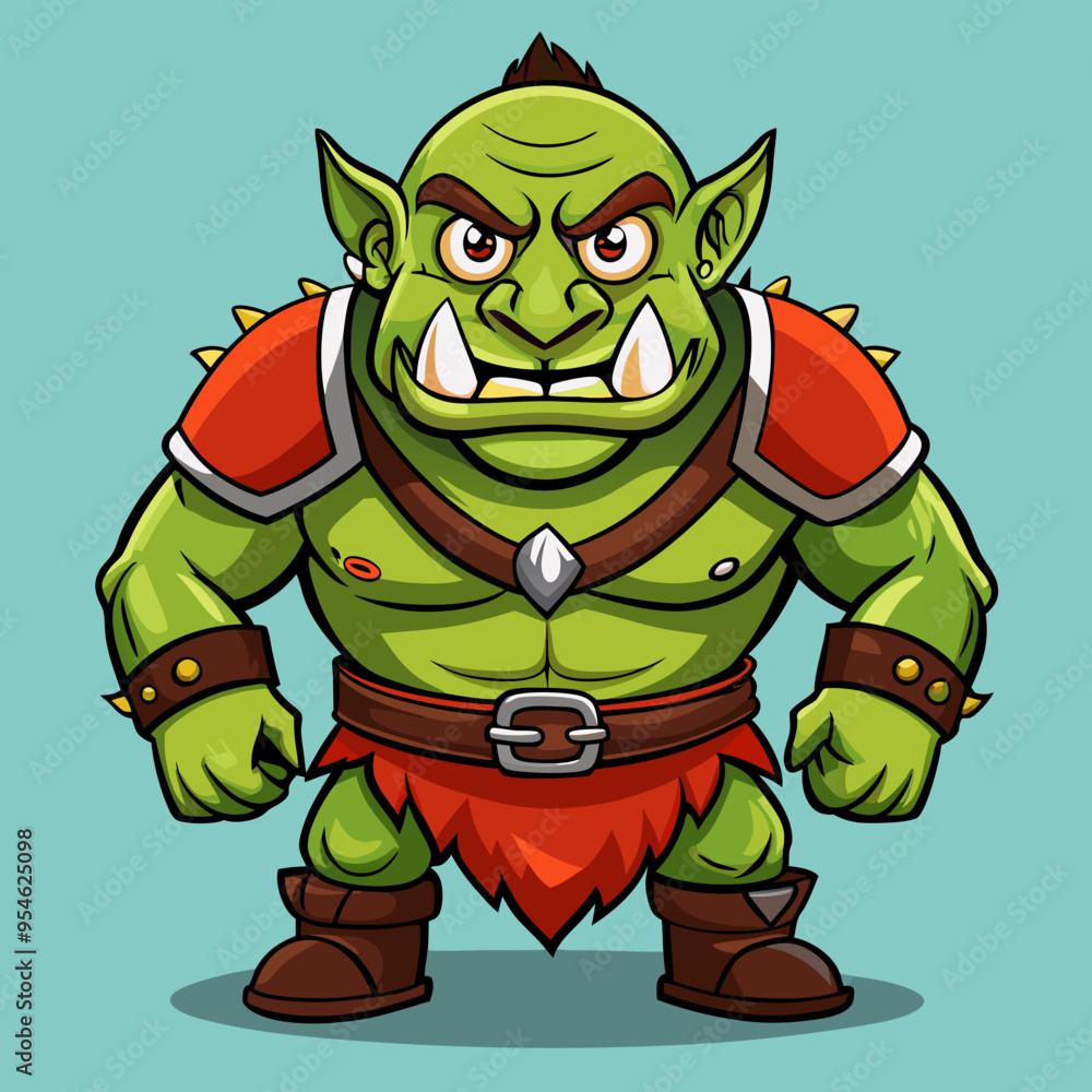 orc monster fantasy vector illustration orc monster fantasy vector illustration