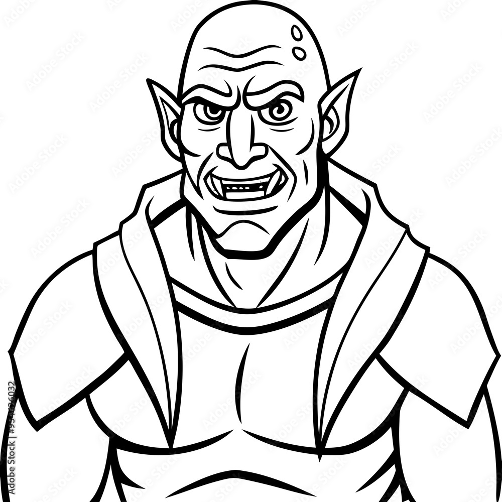 orc monster fantasy vector illustration orc monster fantasy vector illustration