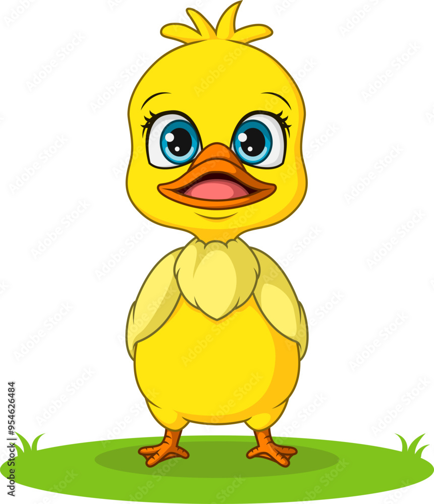 Fototapeta premium cute little duck