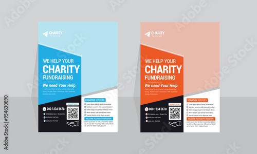 charity, fundraising, non profit flyers and posters 