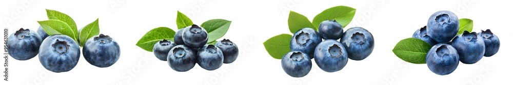 Isolated blueberry with full depth of field on a white background Isolated blueberry with full depth of field on a white background