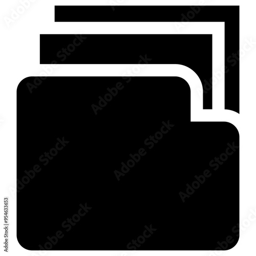 File, folder icon vector illustration graphic design