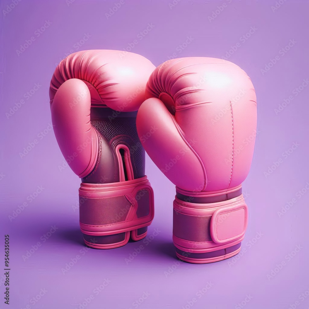 pink boxing gloves on a wooden purple background showcasing the vibrant color and design pink boxing gloves on a wooden purple background showcasing the vibrant color and design