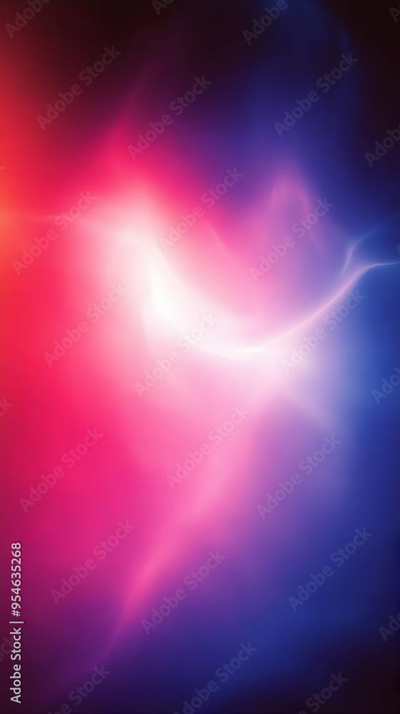 Abstract pink and blue gradient with a glowing white line. Abstract pink and blue gradient with a glowing white line.