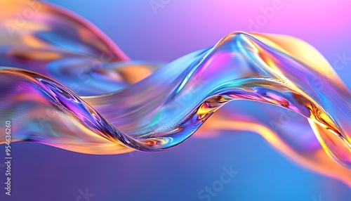 Holographic Liquid Ribbon