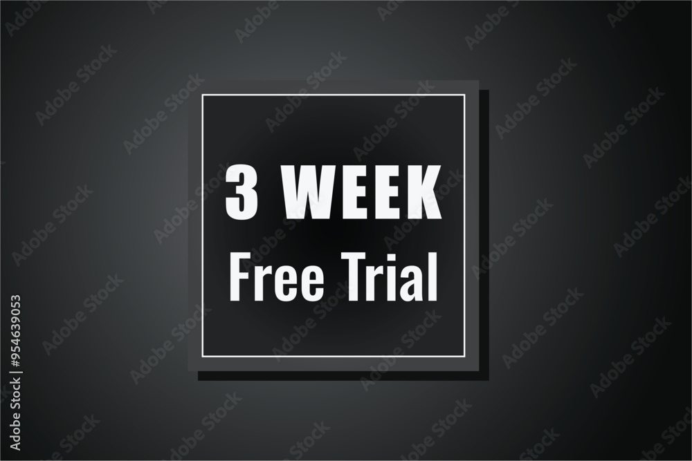 3 week free trial banner design. 3 weeks free banner background
3 week free trial banner design. 3 weeks free banner background