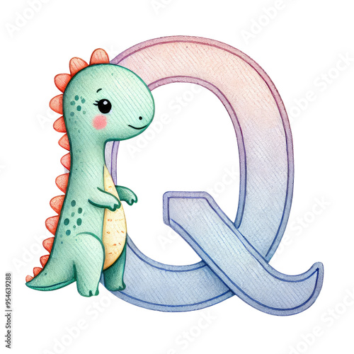 dinosaur alphabet, Dinosaur flat lettering. Dino school slogan. Design for children banner, card, poster, backpacks, pencil cases, notebooks, clothing for primary school, for the beginning of the scho photo