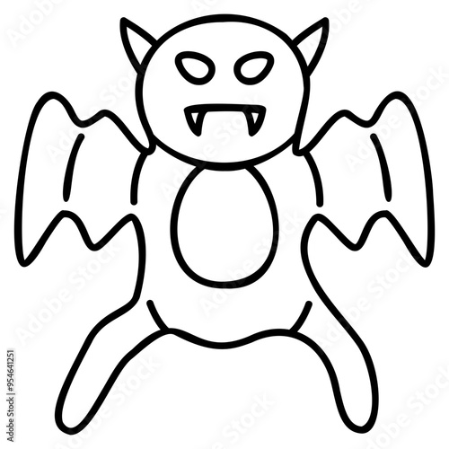 bat outline icon