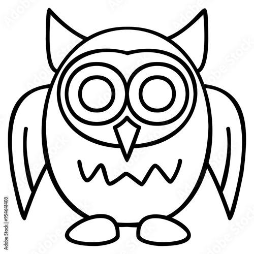 owl outline icon