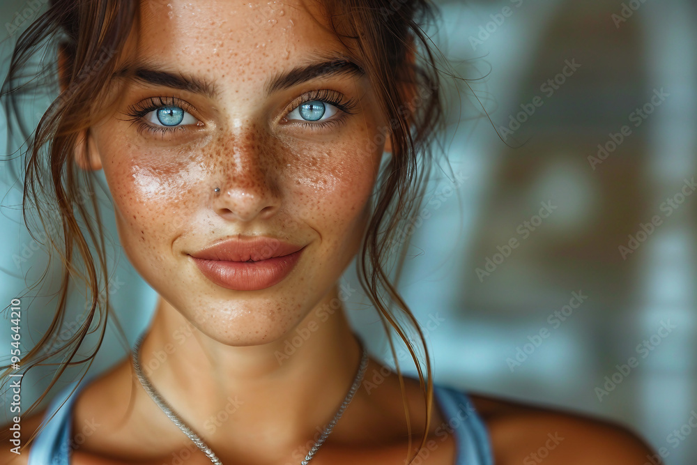Motivated athlete woman with muscular body determination winner champion, Generative AI Motivated athlete woman with muscular body determination winner champion, Generative AI