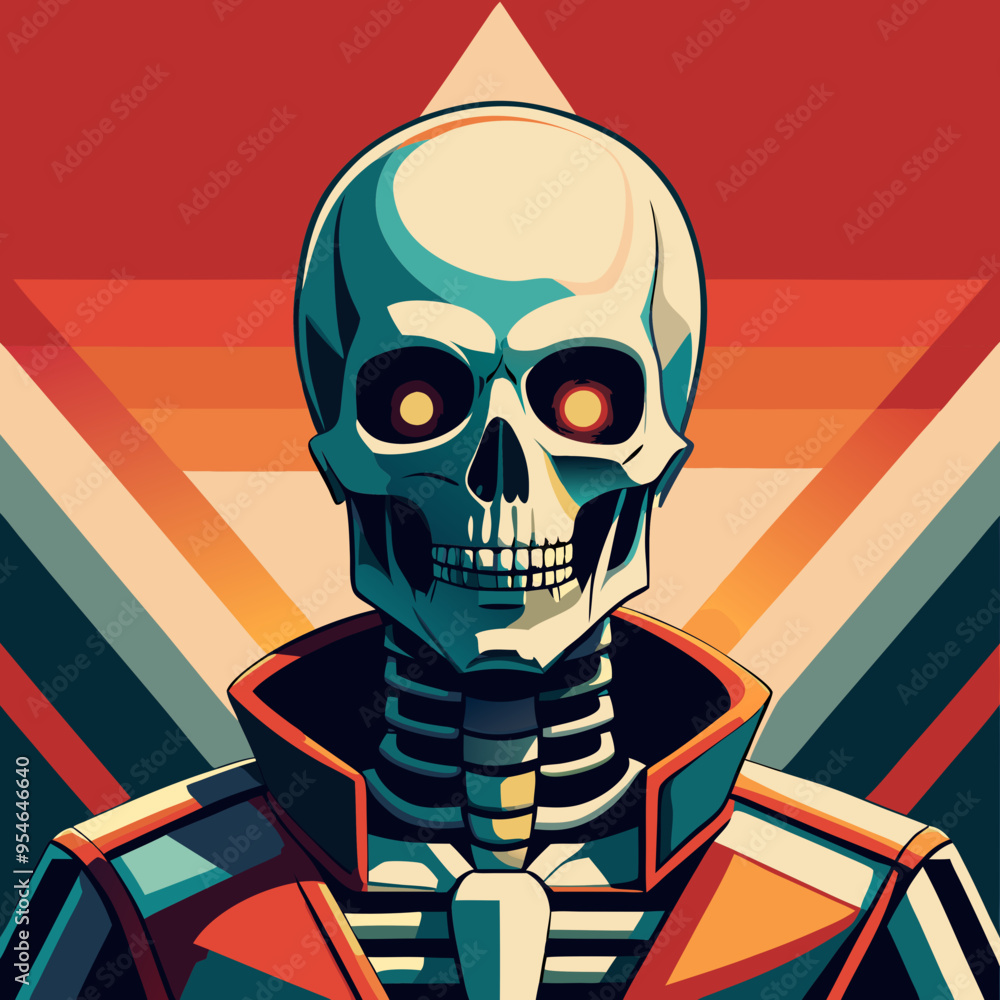 skull pirate skeleton vector illustration skull pirate skeleton vector illustration
