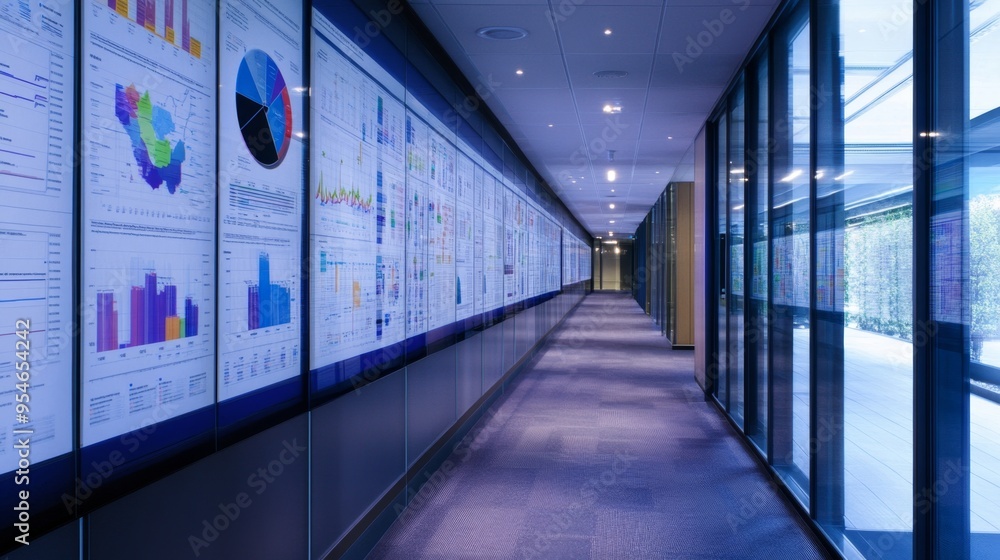 Fototapeta premium Emissions Policy Management Hub: Strategizing for a Greener Future
