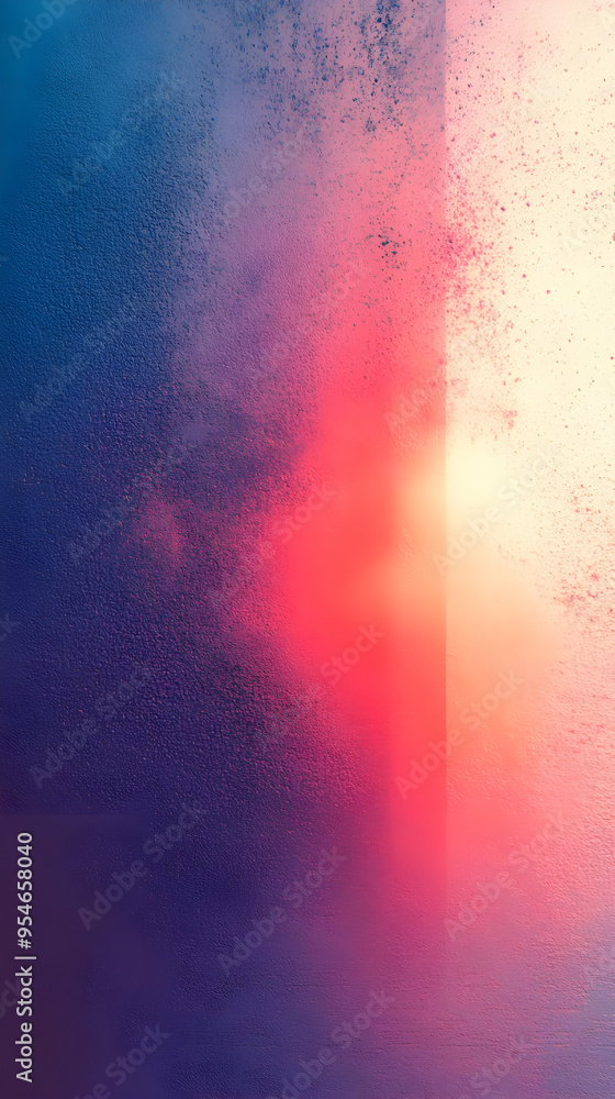 Abstract textured background with pink and blue ombre effect.