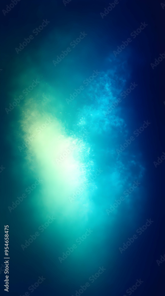 Fototapeta premium Abstract textured blue and green gradient background.