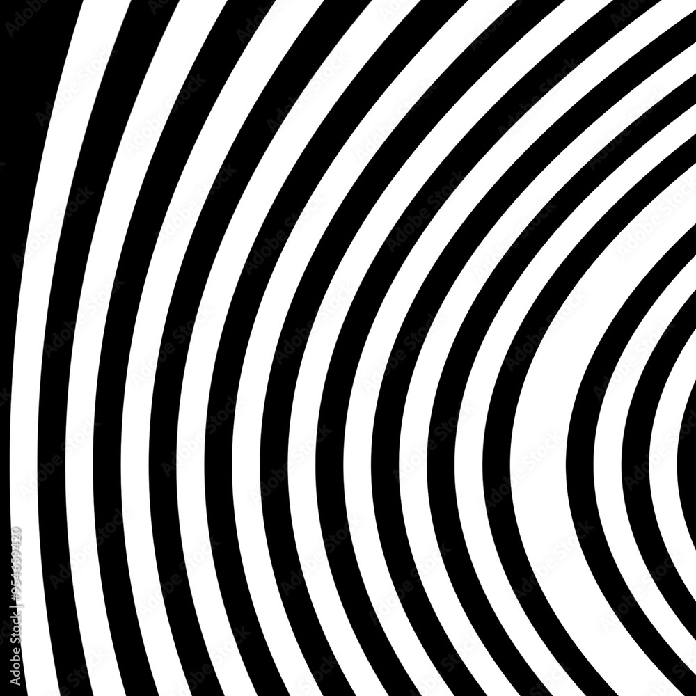 Obraz premium black and white spiral