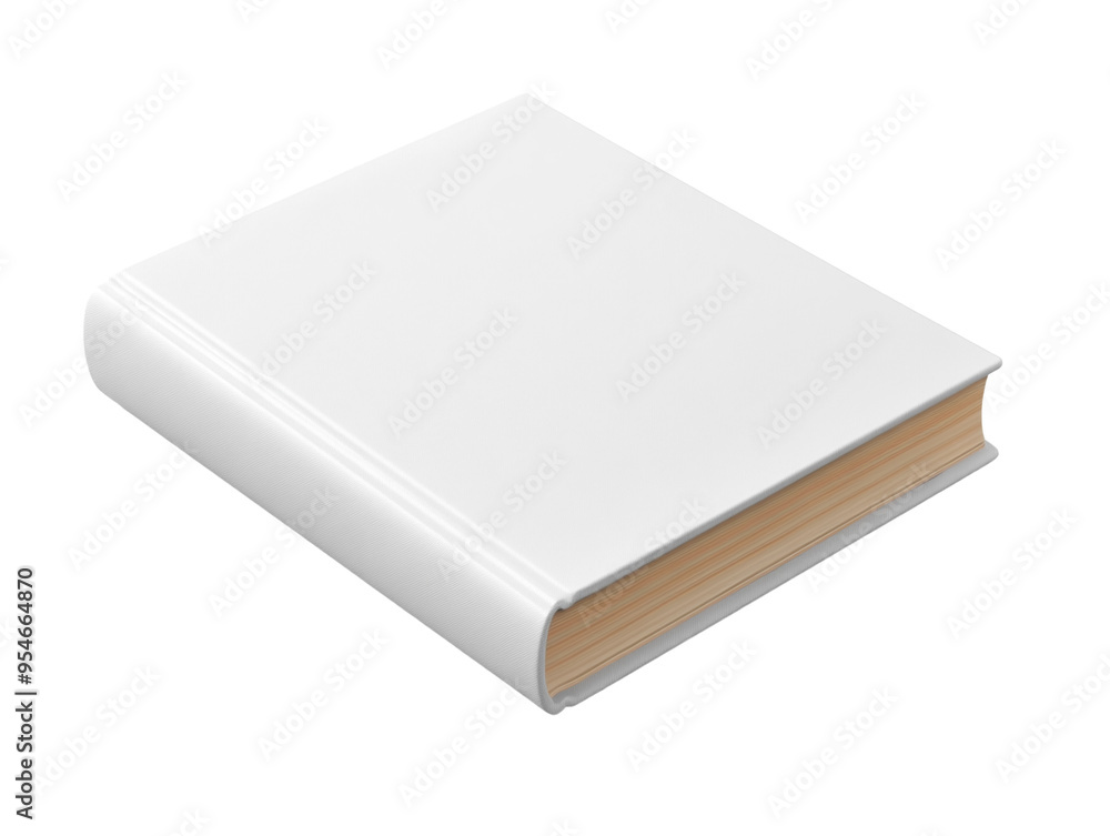Blank white hardcover book on a white background. PNG transparent. Blank white hardcover book on a white background. PNG transparent.
