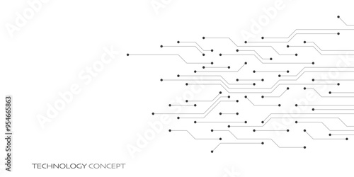 Circuit board texture with communication technology concept