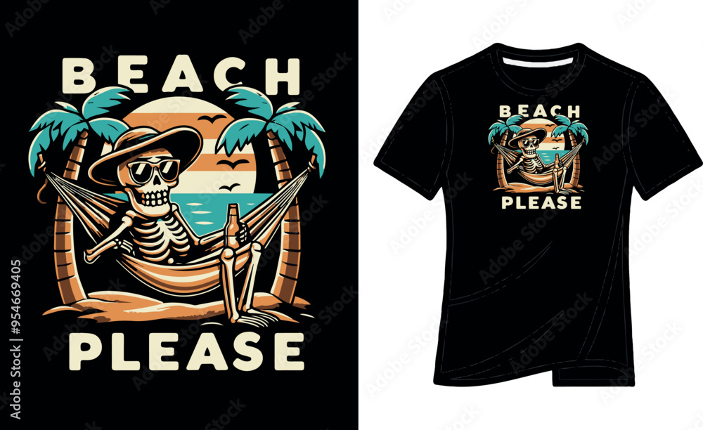 Vector Tshirt Streetwear Design Cute Skeleton Vector Tshirt Streetwear Design Cute Skeleton