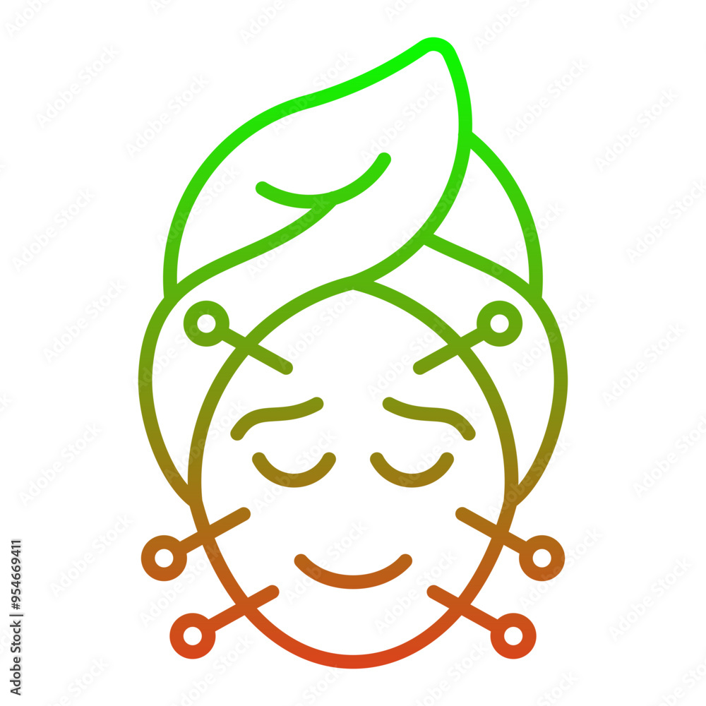 Obraz premium Acupuncture Icon