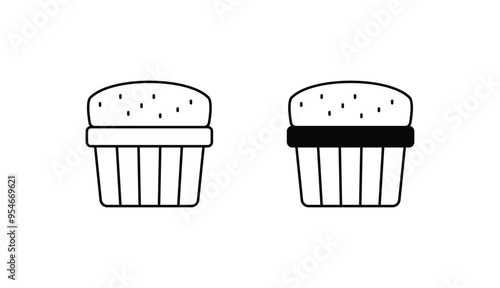 Souffle icon design with white background stock illustration