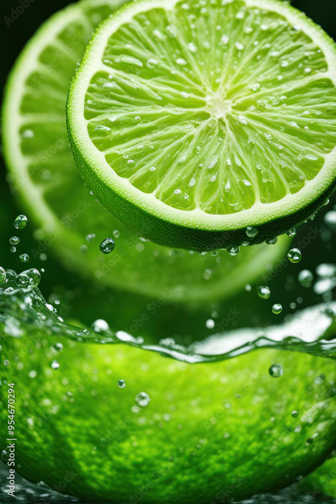 Limes, generated by artificial intelligence Limes, generated by artificial intelligence