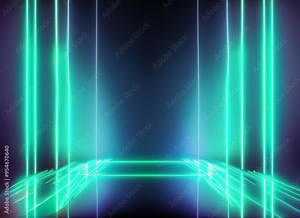 A brilliant row of vibrant neon lights shines brightly in a dimly lit room, creating an intriguing ambience and captivating visual effects A brilliant row of vibrant neon lights shines brightly in a dimly lit room, creating an intriguing ambience and captivating visual effects