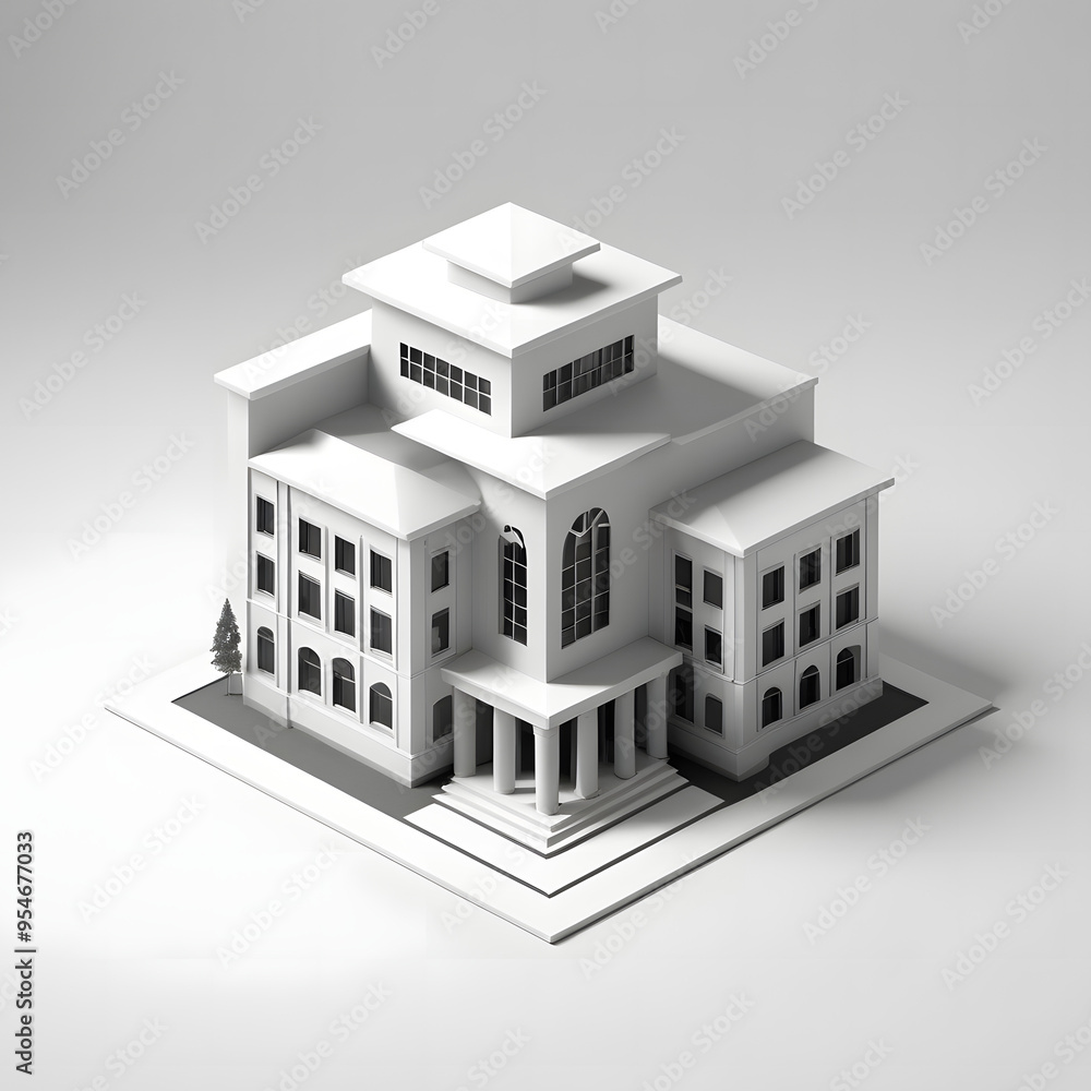 Simple line art of a monochrome school building. Ideal for education and architectural themes. Simple line art of a monochrome school building. Ideal for education and architectural themes.