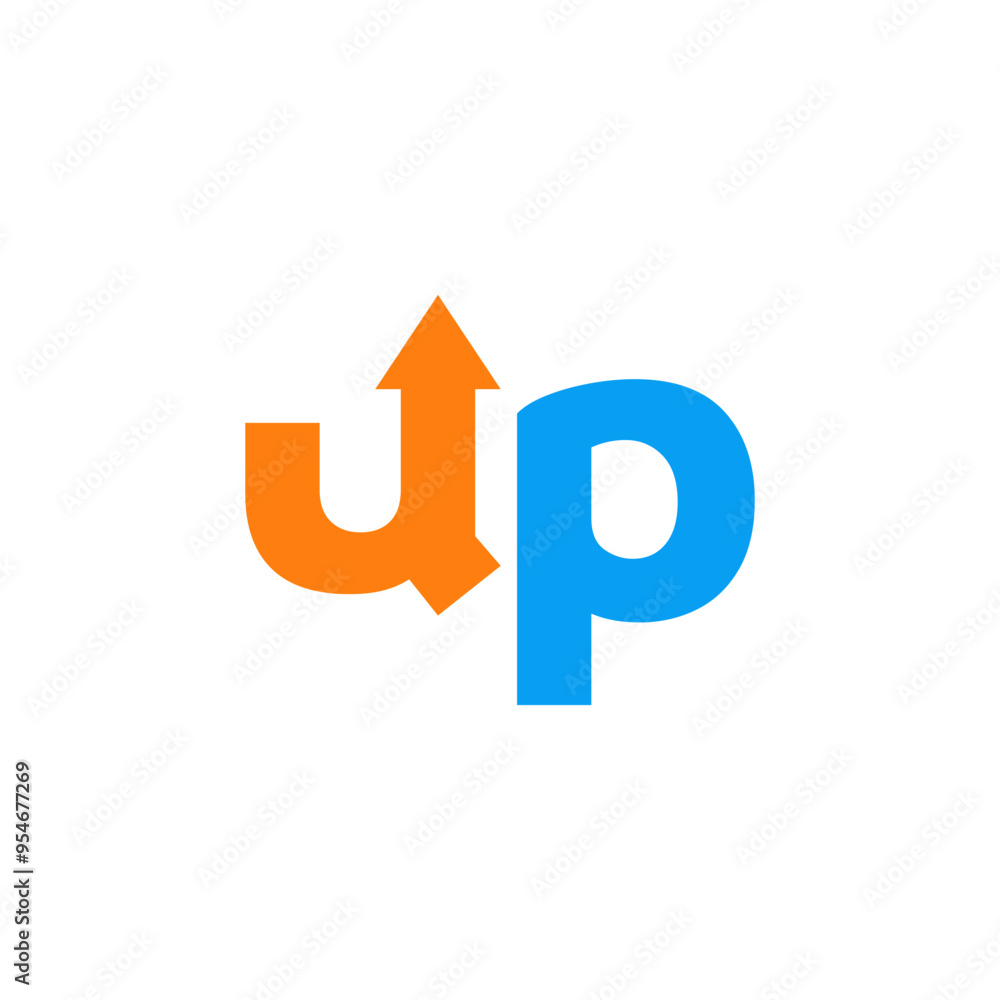 Abstract up logo business logo design template with arrow symbol. Abstract up logo business logo design template with arrow symbol.
