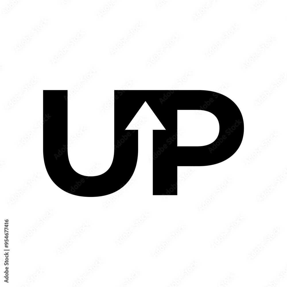 Abstract up logo business logo design template with arrow symbol. Abstract up logo business logo design template with arrow symbol.