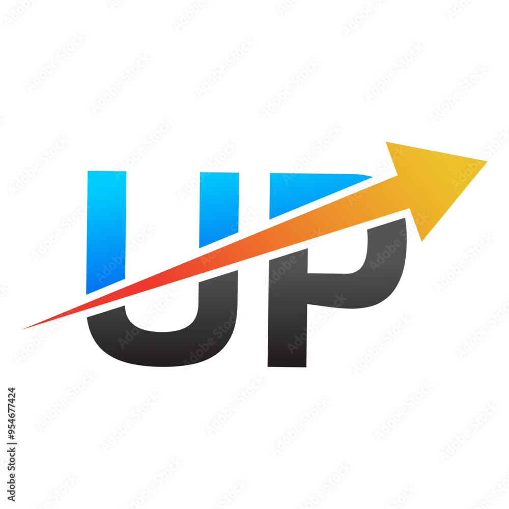Abstract up logo business logo design template with arrow symbol. Abstract up logo business logo design template with arrow symbol.