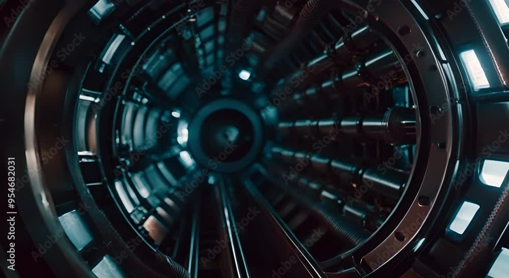 Modern particle accelerator. Modern particle accelerator.
