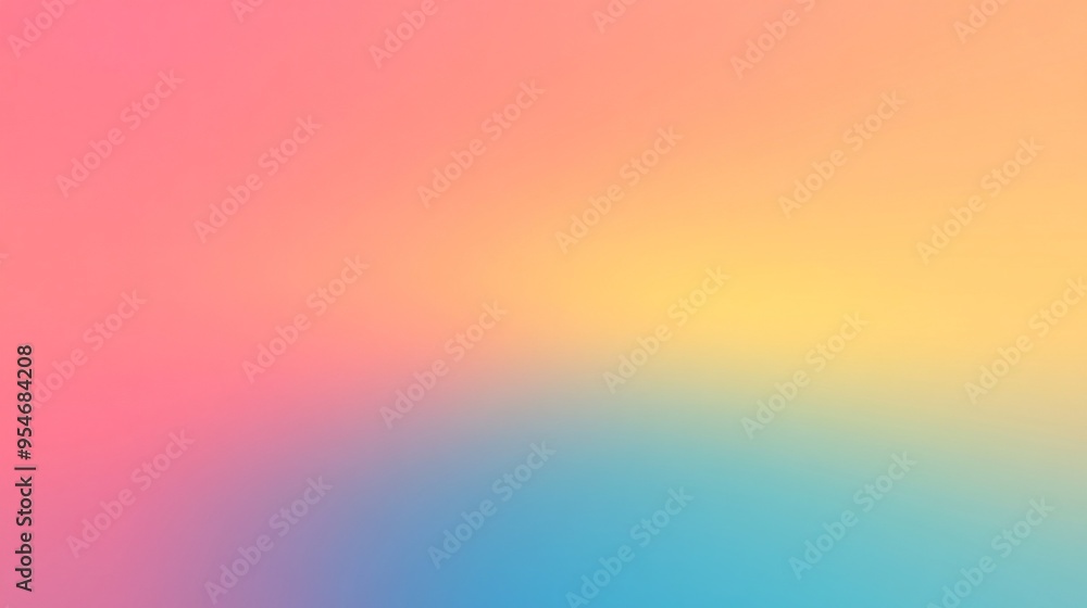 Fototapeta premium Soft pastel gradient background, blending warm and cool tones seamlessly.