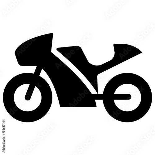 Racing bike icon vector illustration graphic design