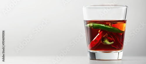 Red and green fresh chili i...