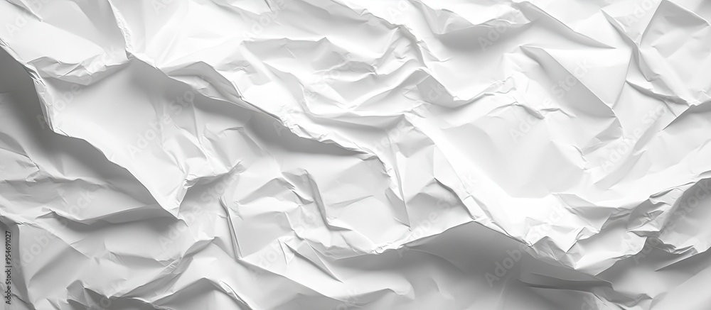 Fototapeta premium Wrinkled paper backdrop. with copy space image. Place for adding text or design