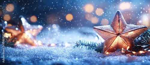 Christmas stars backdrop wi...