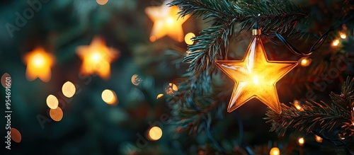 Star shaped Christmas light...