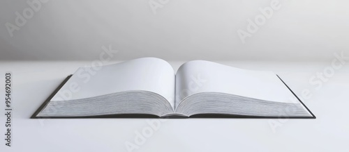 White book on a white backg...