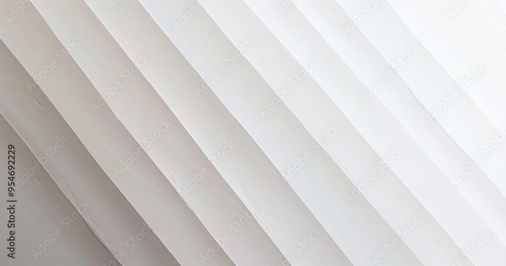 Obraz premium A close-up of soft, flowing white curtains, creating a serene and airy atmosphere.