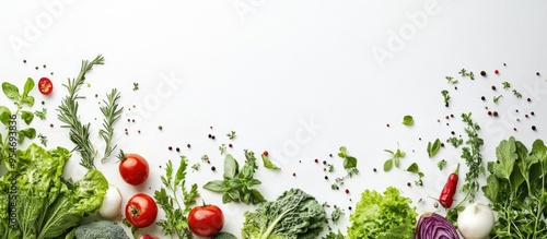 A variety of fresh vegetabl...