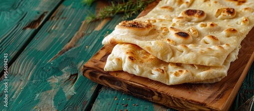 Delicious thin lavash on a ...