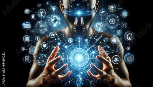 background with circles