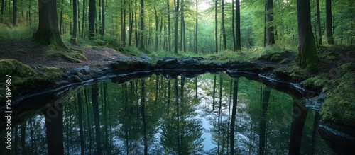 Long exposure of a tranquil...