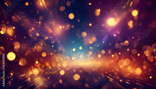 Abstract Blurred Color Mesh Gradient with Film Grain and Dust Texture Effect. Overlay with elegant design concept, minimal style composition, smooth soft and warm bright hipster illustration.