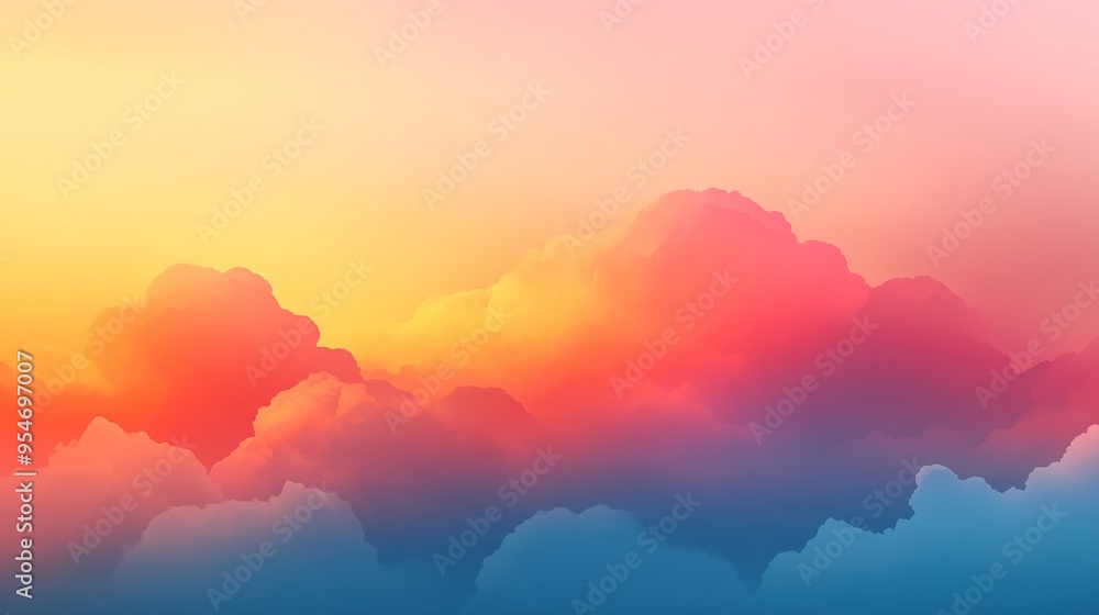 A vibrant sunset reflecting colorful hues in the clouds, creating a serene atmosphere. A vibrant sunset reflecting colorful hues in the clouds, creating a serene atmosphere.