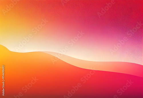 Design a dynamic social media post template featuring the sunset gradient as a captivating background.