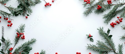 Christmas minimal concept a...